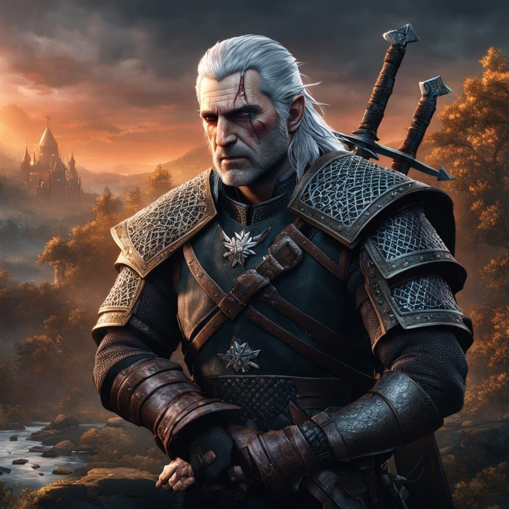 Geralt of Rivia: Epic Fantasy Warrior