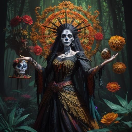 Dia de los Muertos in Micronesia: Fantasy Art