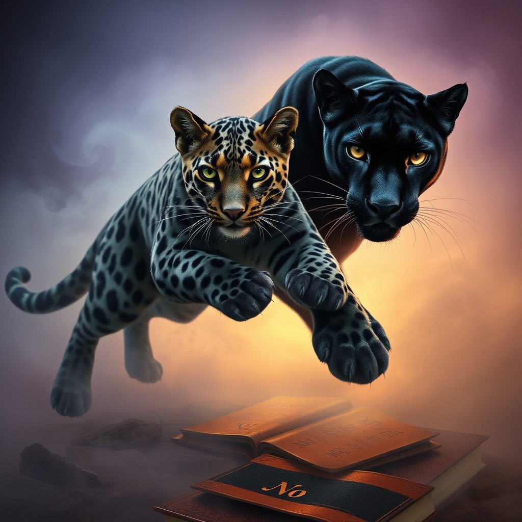 Clouded Leopard's Mystical Pursuit Interrupted