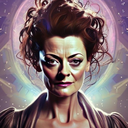 Missy the Master: Hyperdetailed Art Nouveau Portrait