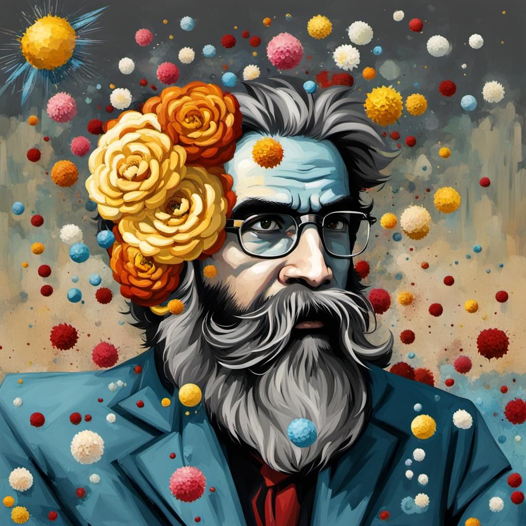 Small Central Mustache Generated by AI