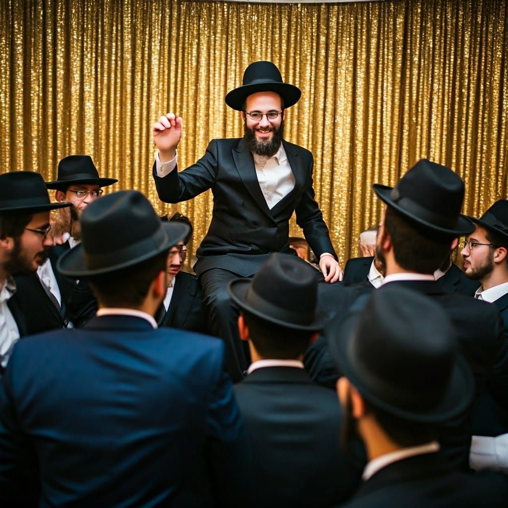 Vibrant Hasidic Wedding Celebration in Jerusalem