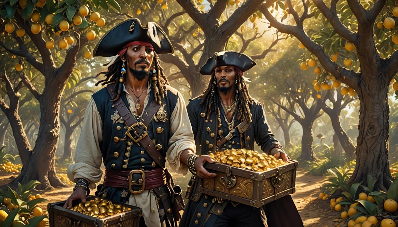 Pirate's Plantation Treasure: Fantasy Concept Art