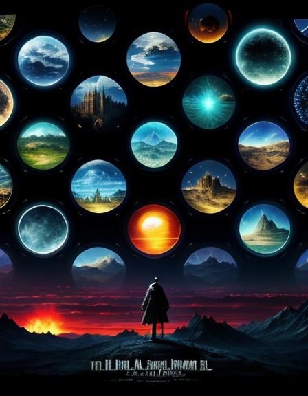 Cinematic Fractal Landscape of a Depressing Multiverse