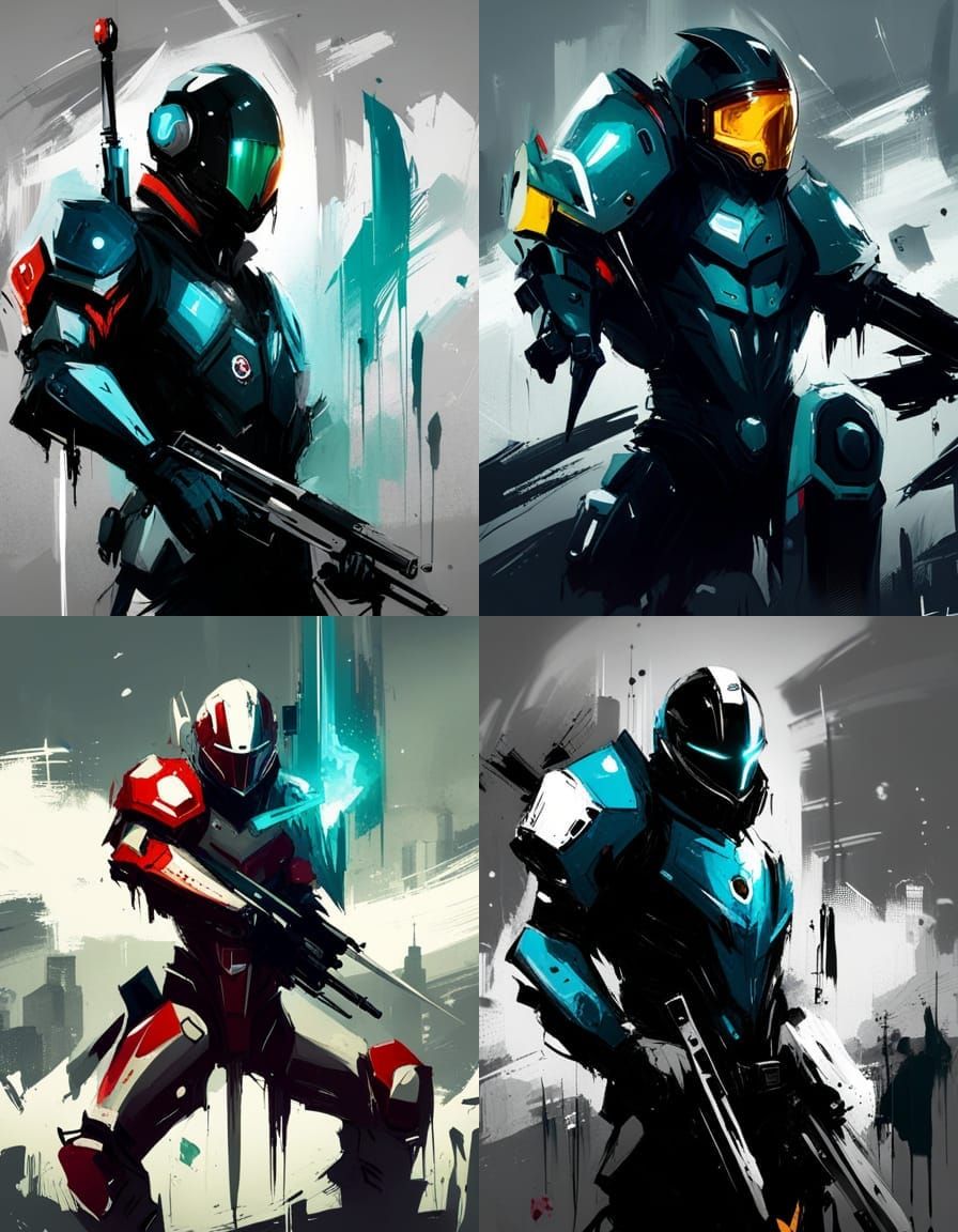 Stylized Character Portrait in Comic Book Style