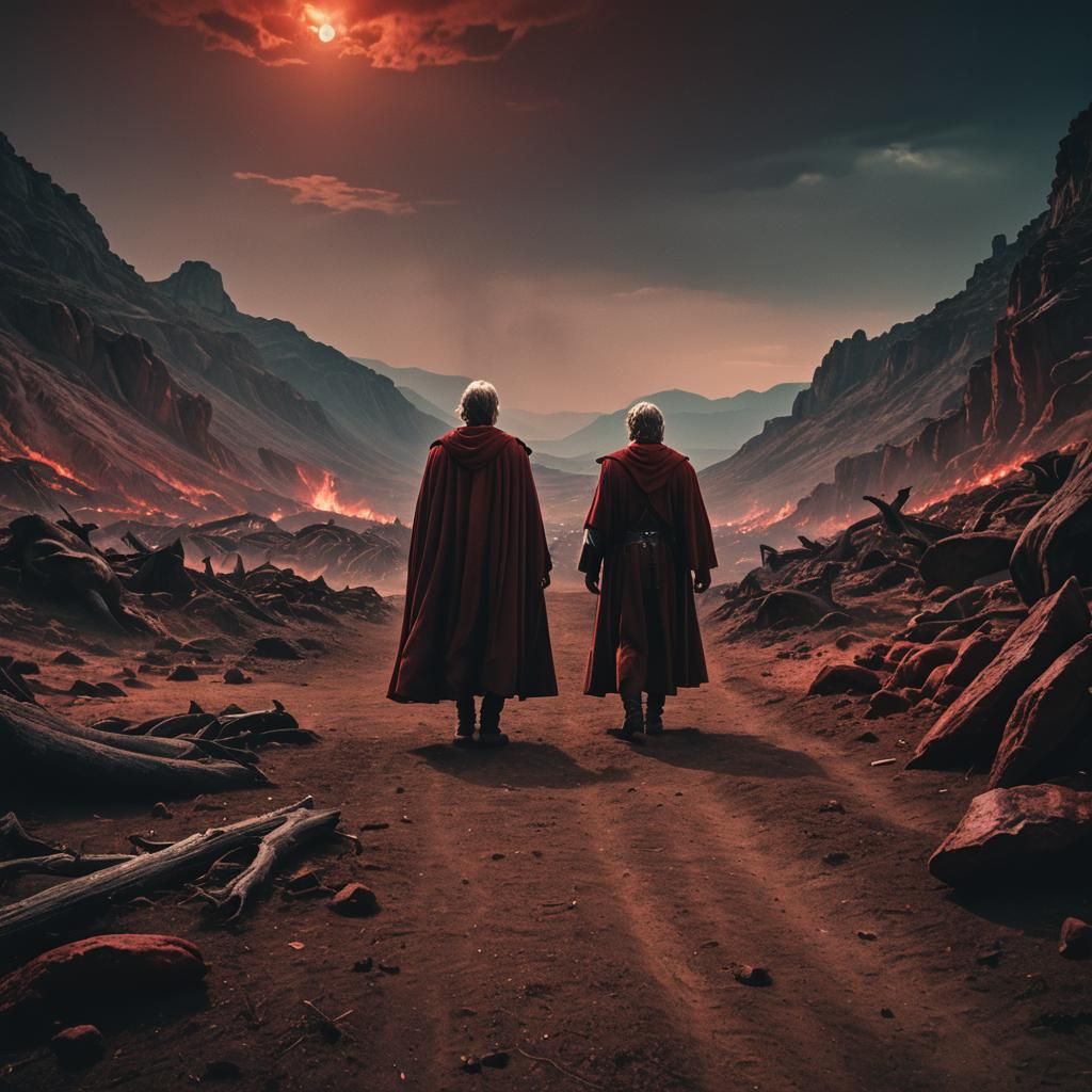 Dante and Virgil's Dramatic Journey to Hell