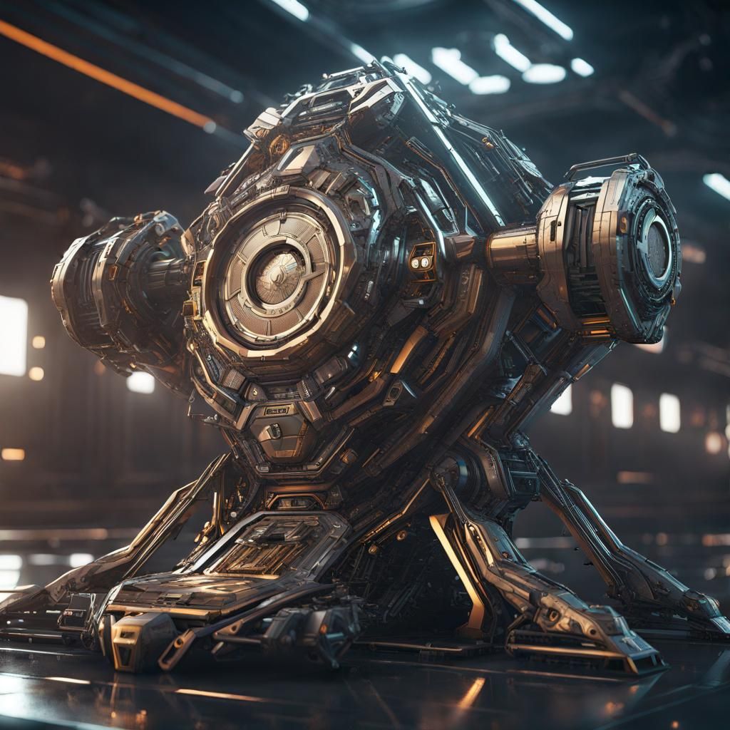 Futuristic Sci-Fi Robot Mech in High Definition