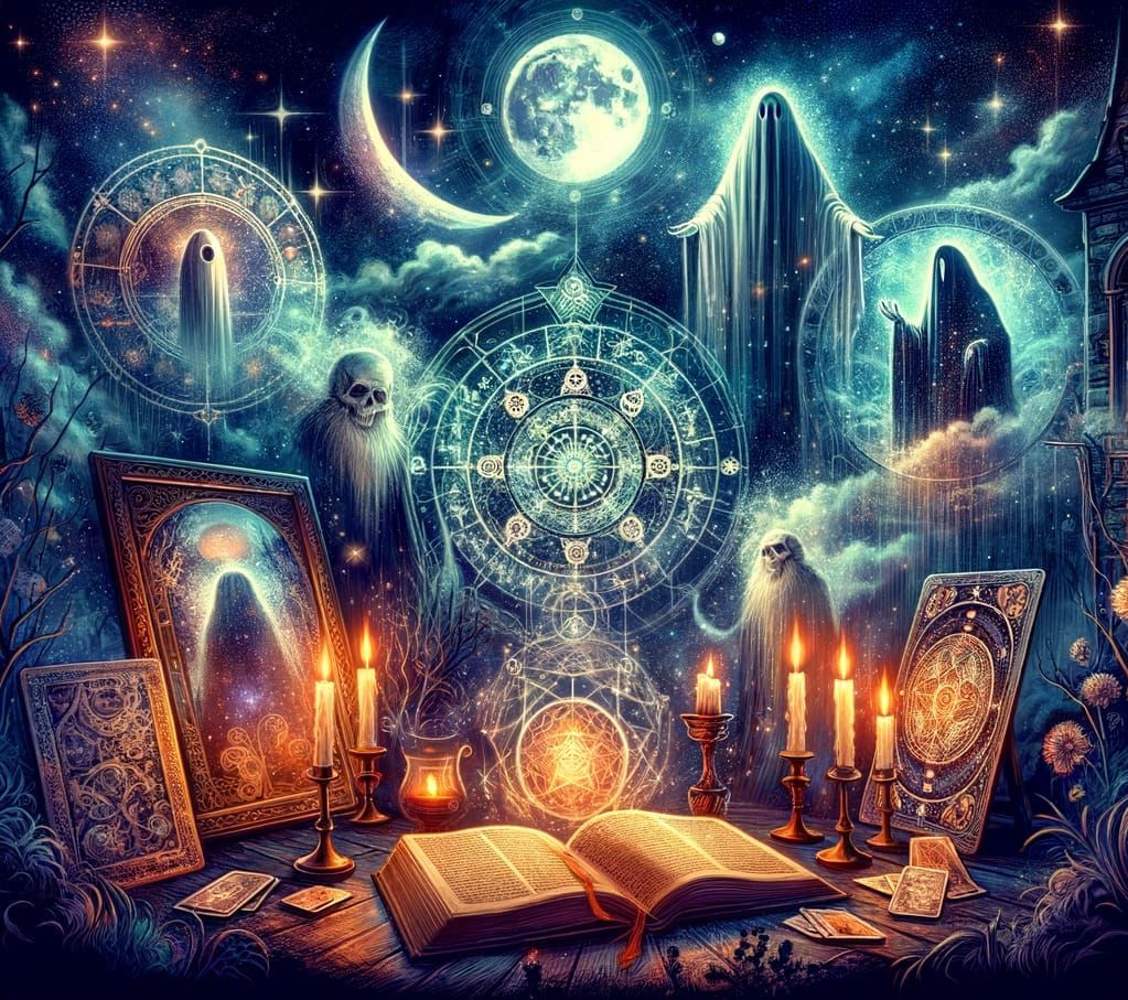 Magical Samhain Night: Spirit Realm & Halloween Mysticism