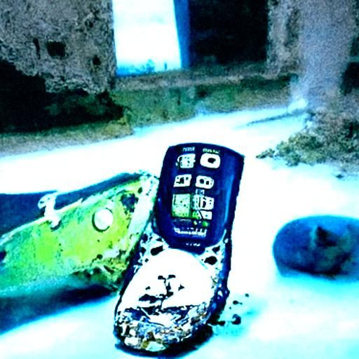 Destroyed Nokia 3310: Relic of the Past