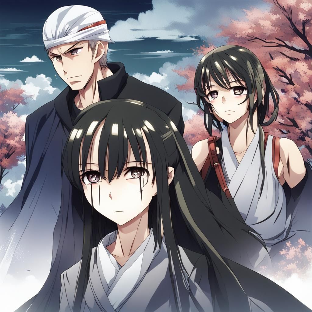 Douma and Akaza: Anime Key Visual Art