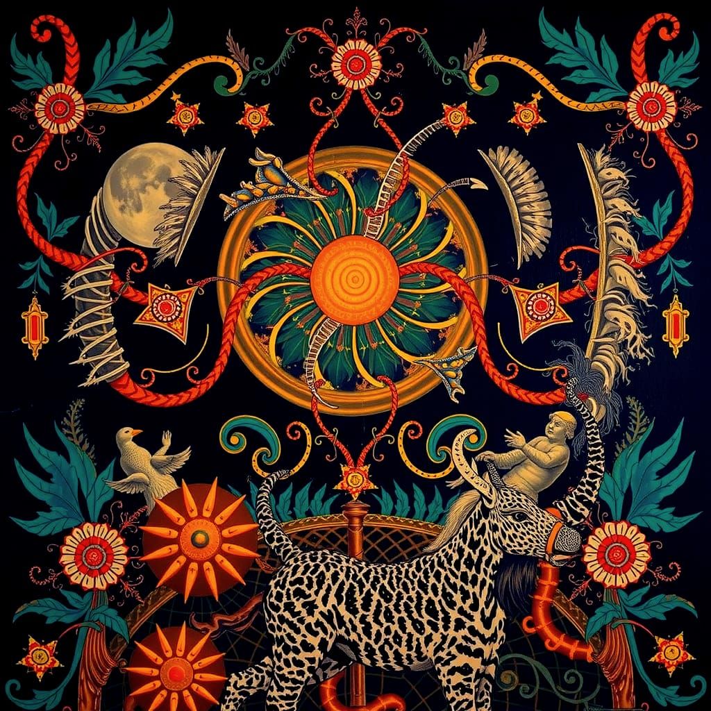 Abstract Swirling Curves and Spirals