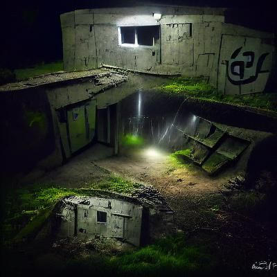 Decaying Abandoned Military Bunker