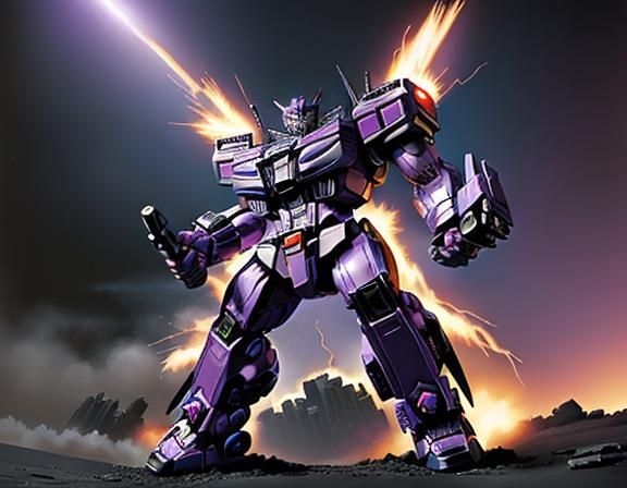 Shockwave Transformers Comic Book Art