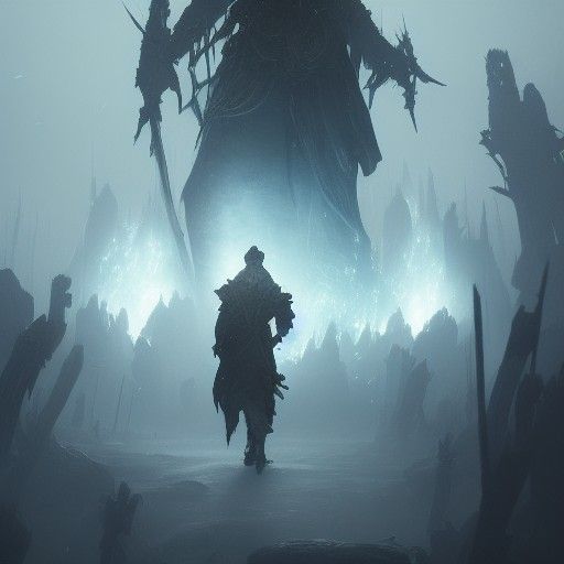 The Ashen One: Dark Fantasy Concept Art