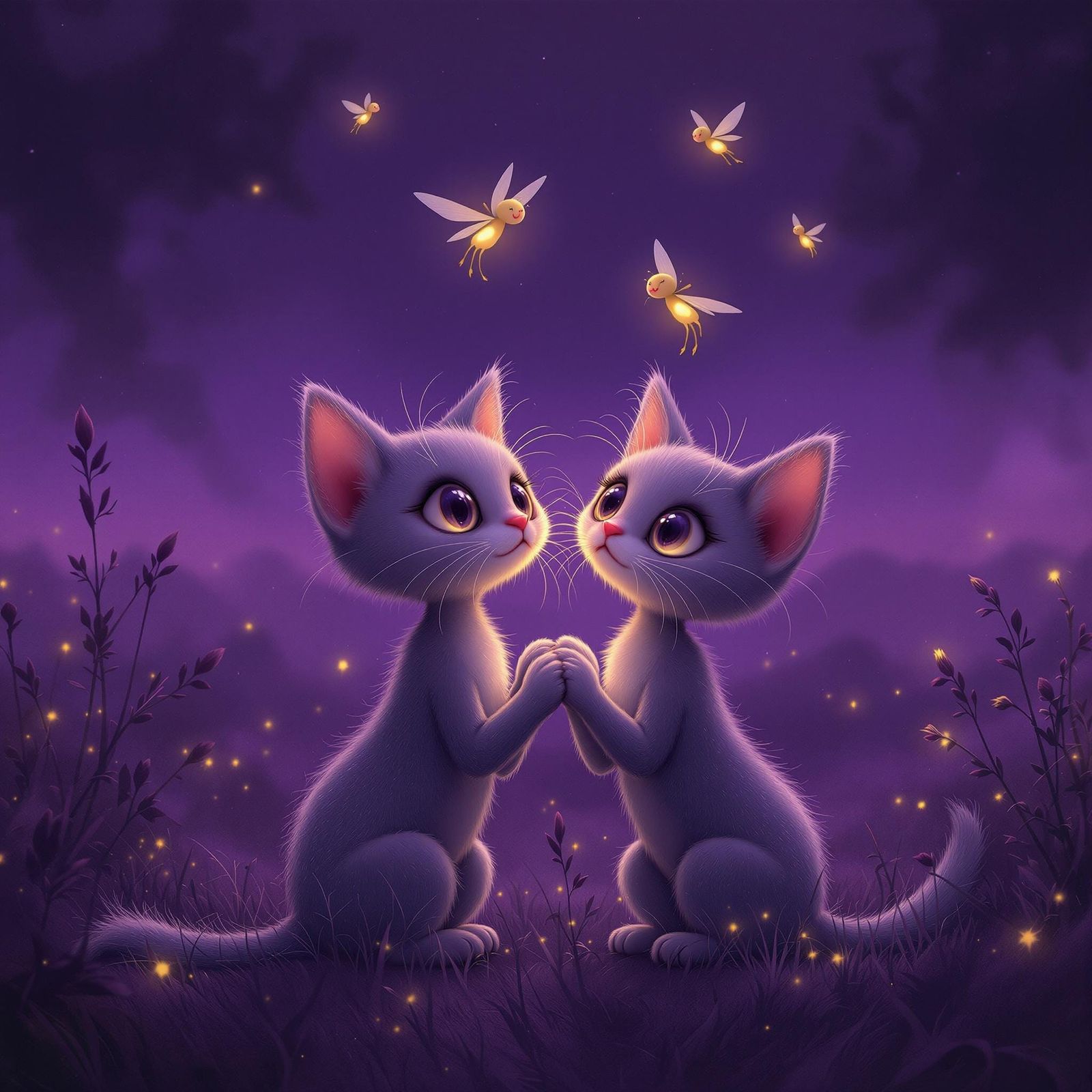 dark purple Haze Over the Endless plains that stretch out un...