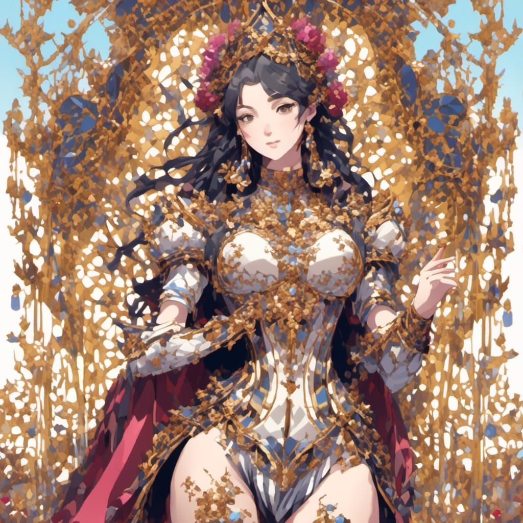 Photorealistic Portrait of an Obese Woman in Hyperreal Style