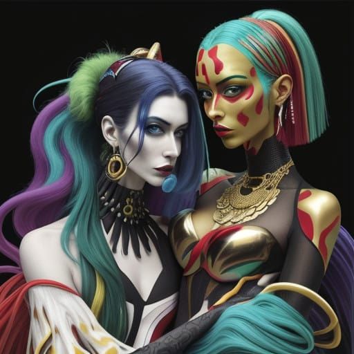 Vibrant Modernist Masterpiece in Hyper-Realistic Style