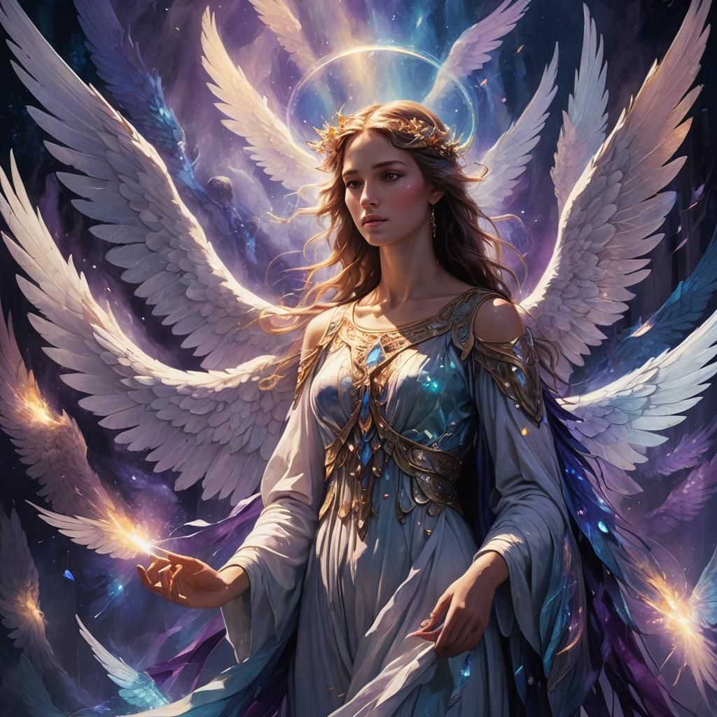 Biblically Accurate Angel Stares Intensely