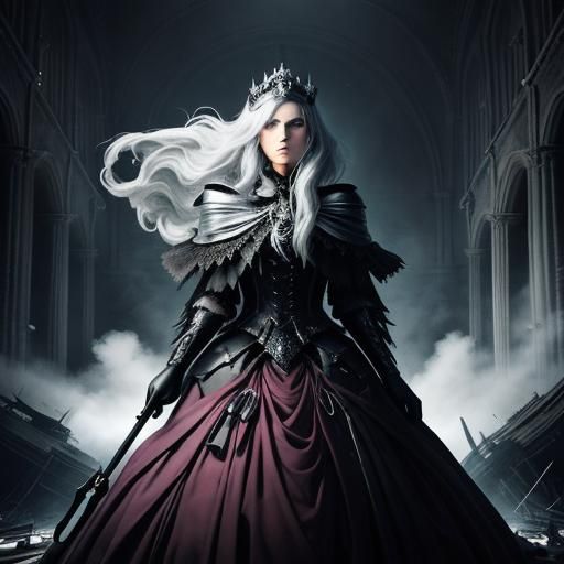 Lady Timpani Confronts Dimentio in Bleak Castle