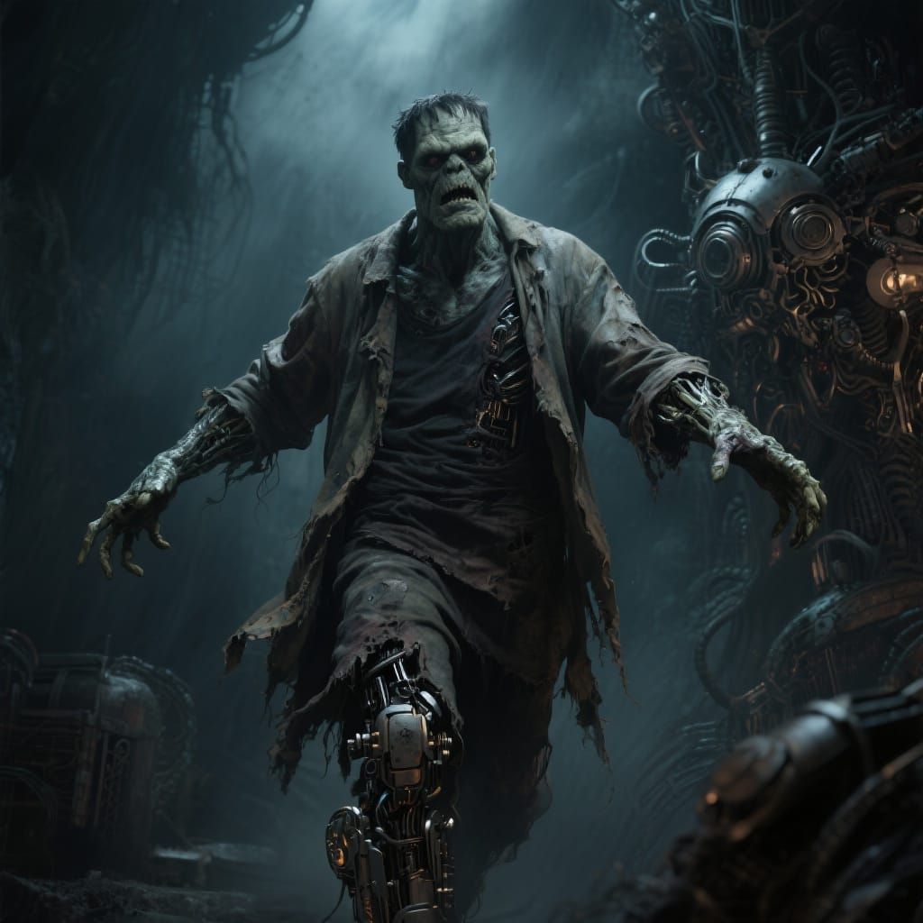 Terrifying Frankenstein Monster Attack