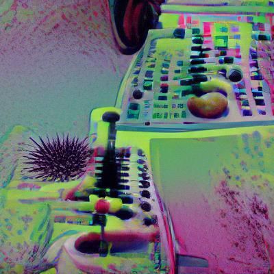 Organic Drum Machine: A Digital Art Creation