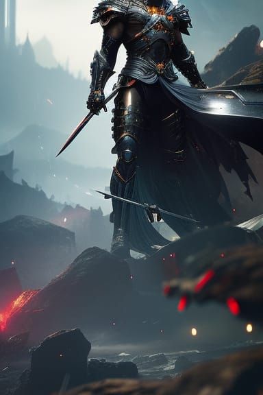 Batman in Samurai Armor: Detailed Comic Art