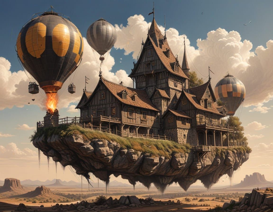 Detailed Black and White Pencil Sketch