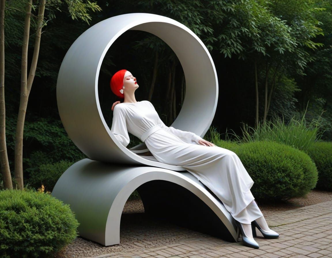 Moonchild in Dreamscape: Beryl Cook Style