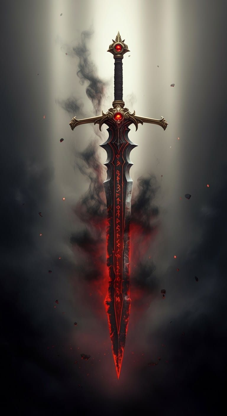 Corrupted Holy Greatsword: Anathema in Dark Sacred Style