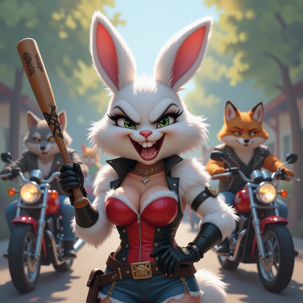 angry Lola Bunny
