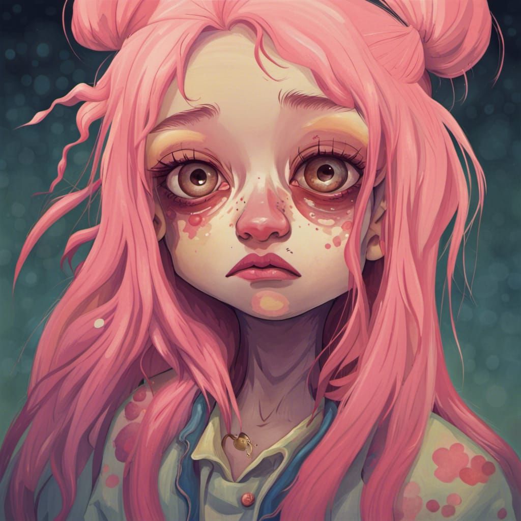 AI Interpretation of an Ugly Girl