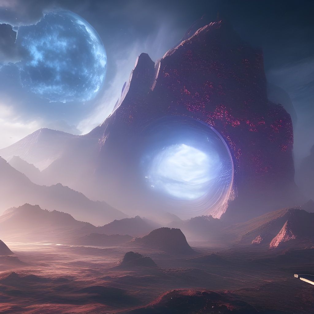 Fantastical Time Dilation Concept Art in Deep Color