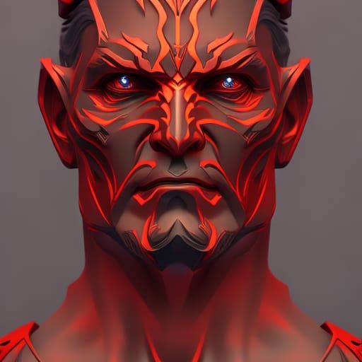 Hyperdetailed Darth Maul Portrait in Unreal Engine 5