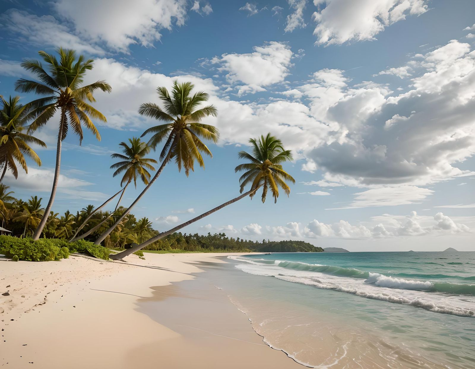 Tropical Island Beach Paradise: A Relaxing Escape