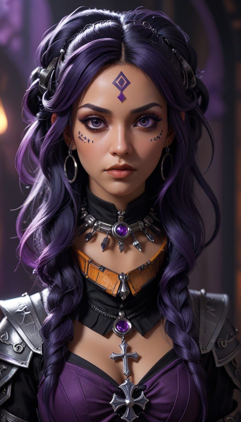 Goth Ahsoka in Steampunk Elegance