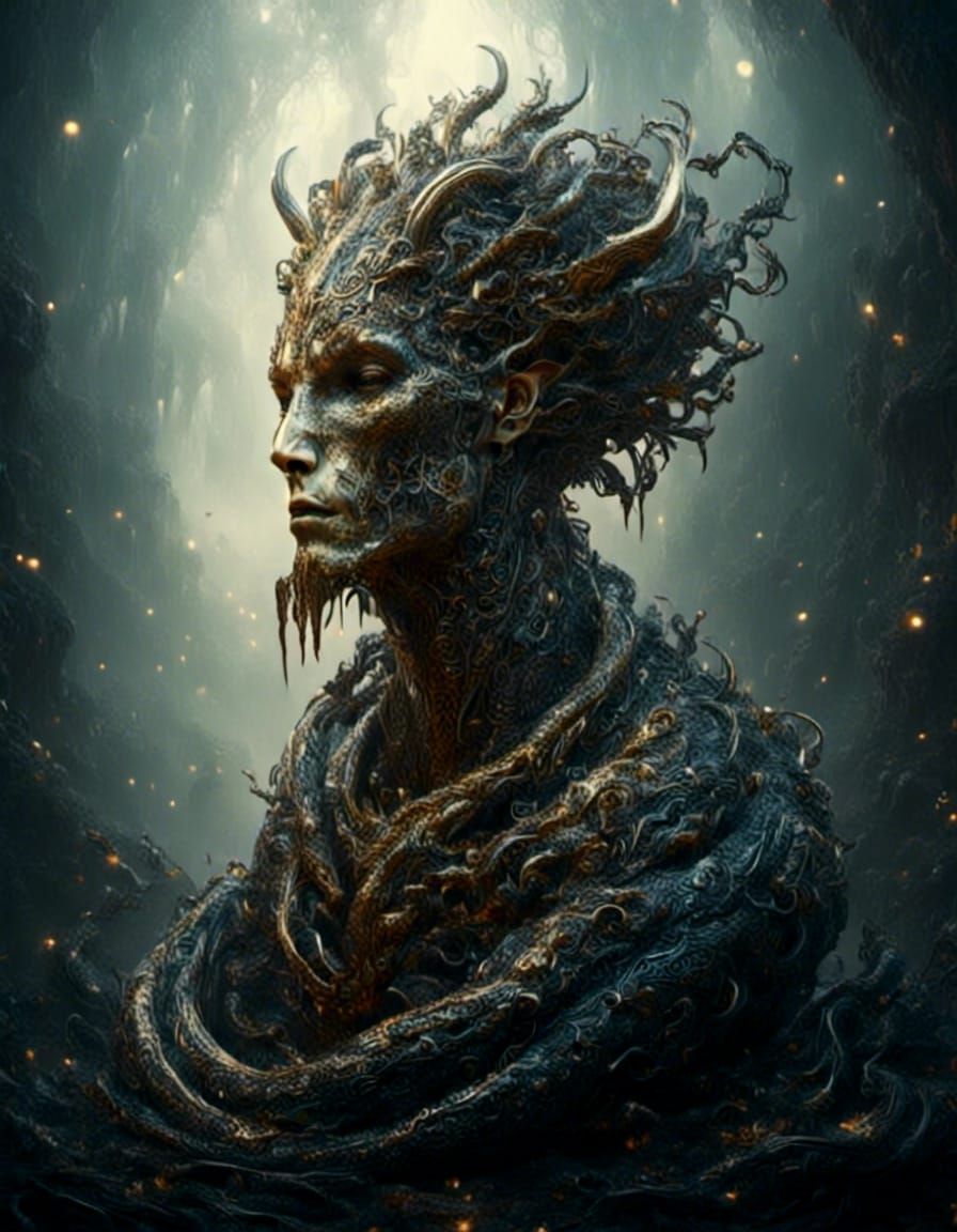 Surreal Xenomorph Landscape in Pixar Style