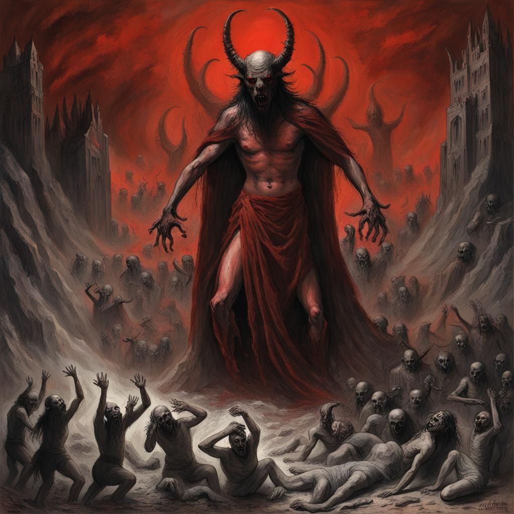 Belphegor in Hell: A Black Metal Horror Scene