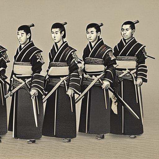 Solemn Ceremony: Young Samurai and Feudal Lord