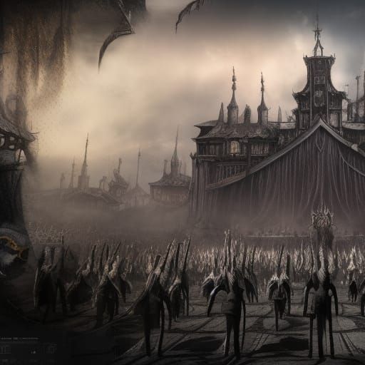 Detailed Matte Painting: Welcome to the Black Parade