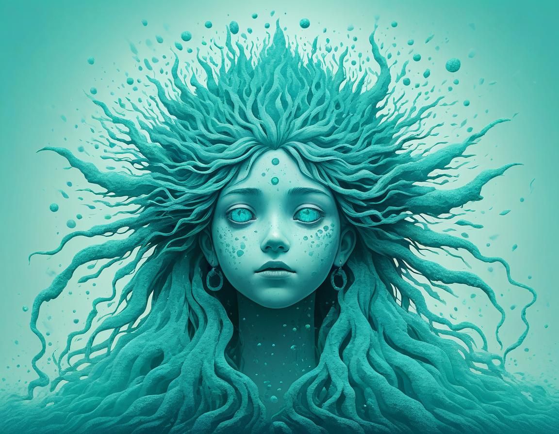 Ethereal Evil Vent in Studio Ghibli Style