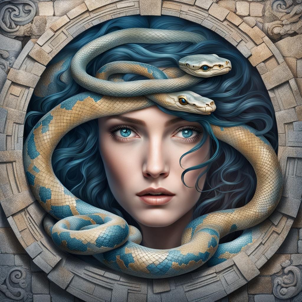 Cosmic Medusa Beneath Hadrian's Gate