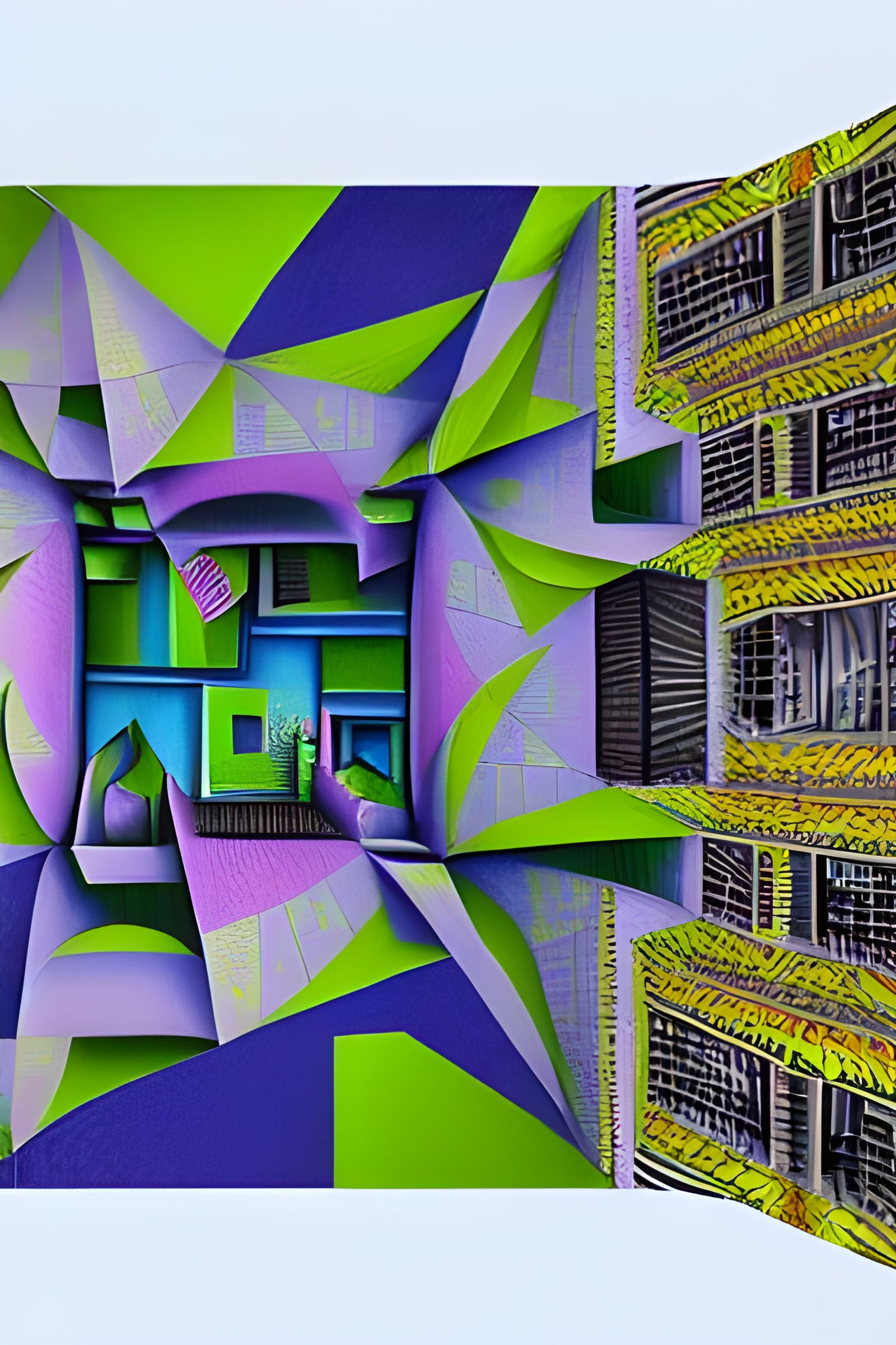 Fantastic Building of Picasso Fractals in Photorealistic Sty...