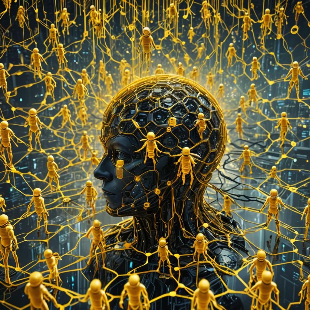 Connected Souls in Cyber Space: A Matrix Network