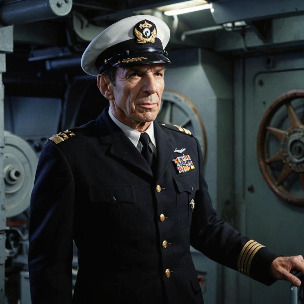 Spock as WWII American Navy Officer on Battleship