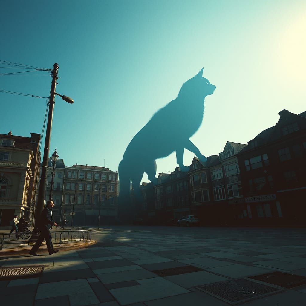 Feral Shadow of Old News: Surreal Avant Garde Art