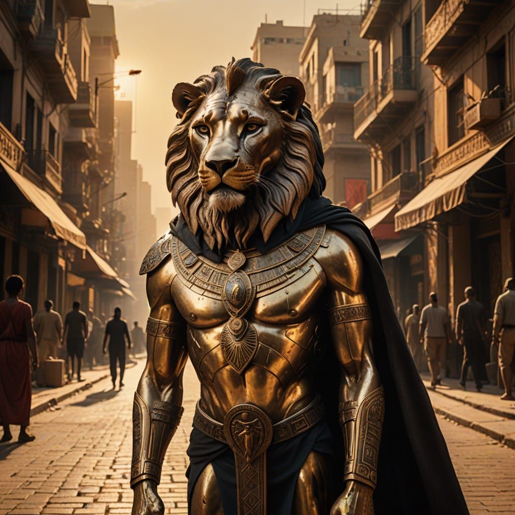 Epic Cairo Sphinx in Cinematic Digital Art