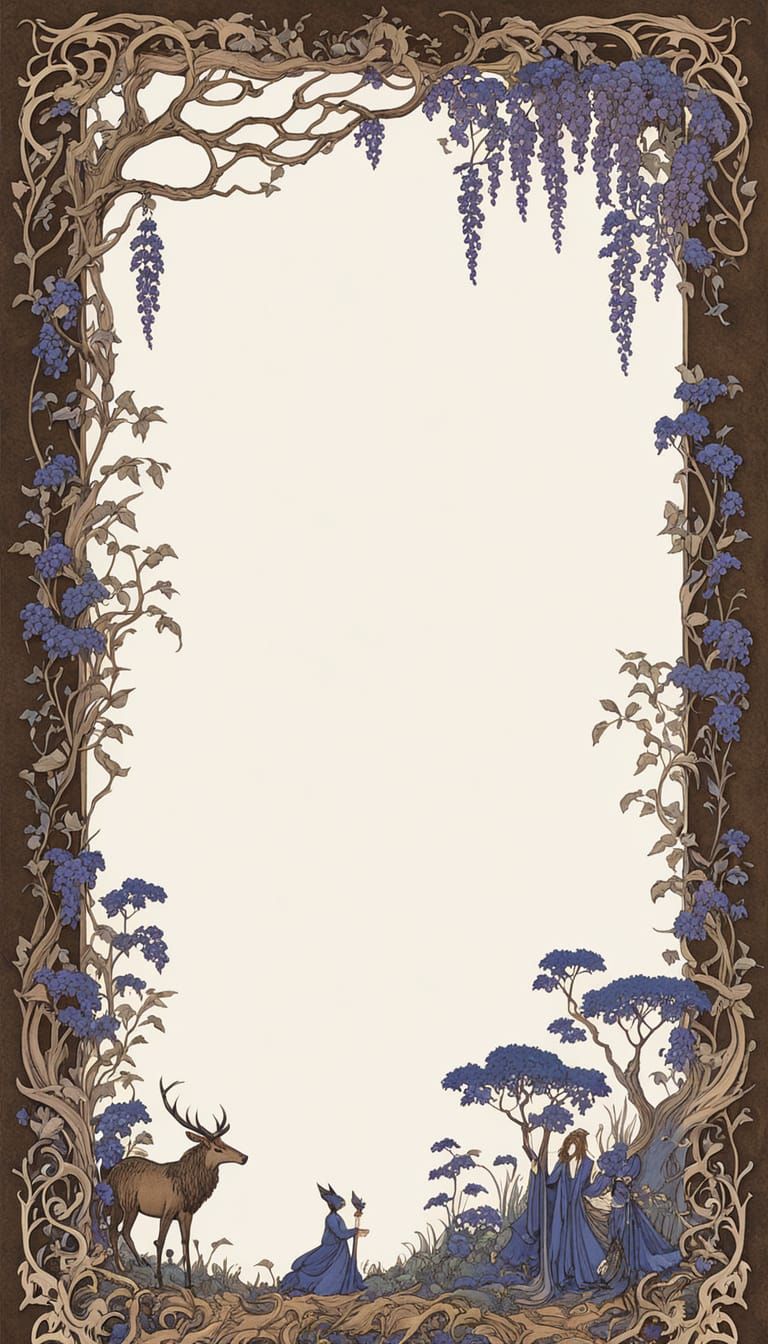 Enchanting Woodcut Fantasy Stationery