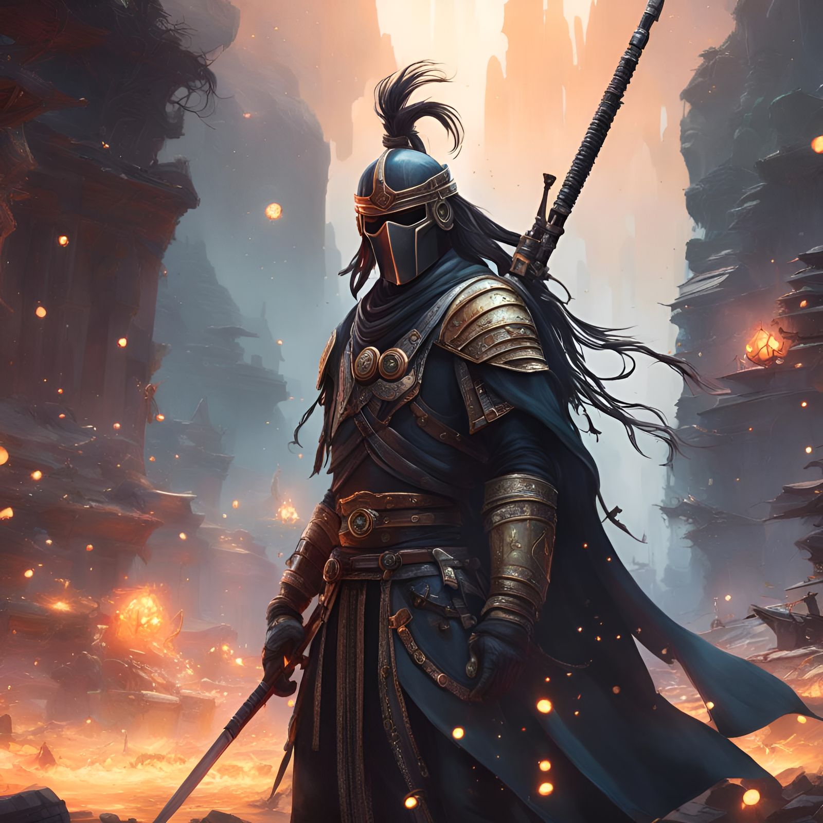 Magma Tsar Digital Painting in 8k Resolution