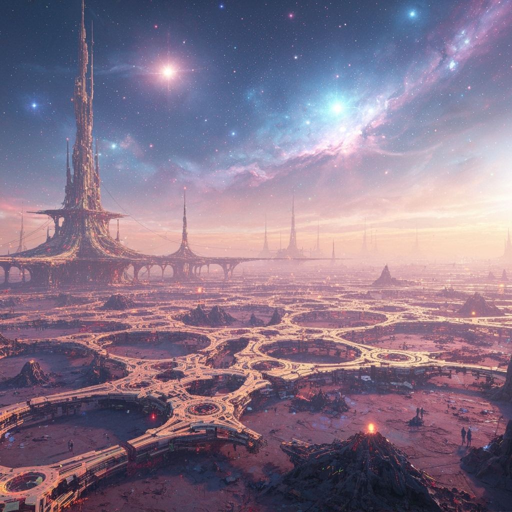 Dreamlike Scene in Digital Art Style