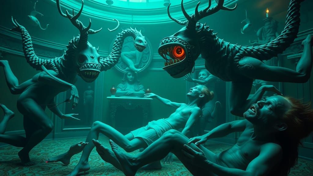 Surreal Wildlife Spa in Maximalist Style